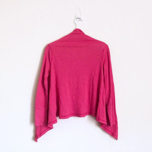 Splendid Pink Waffle Knit Cardigan Sweater - Picture 4 of 8